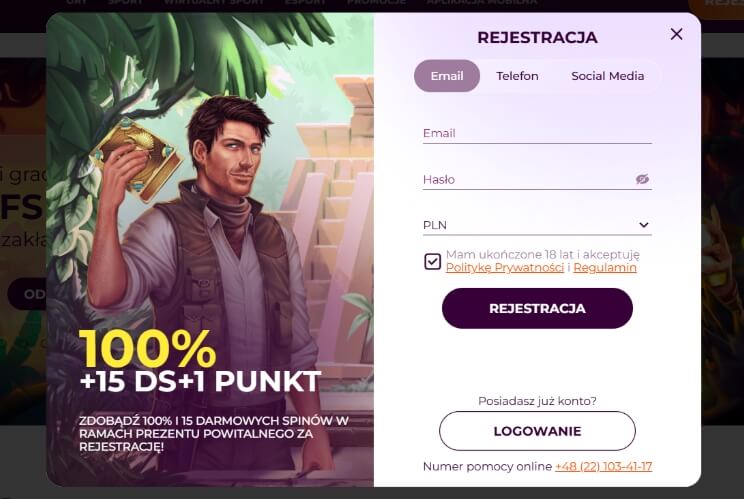 60 darmowych spinow bez depozytu